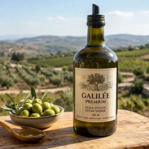 Huile d'olive extra vierge de Galilée (500 ml)