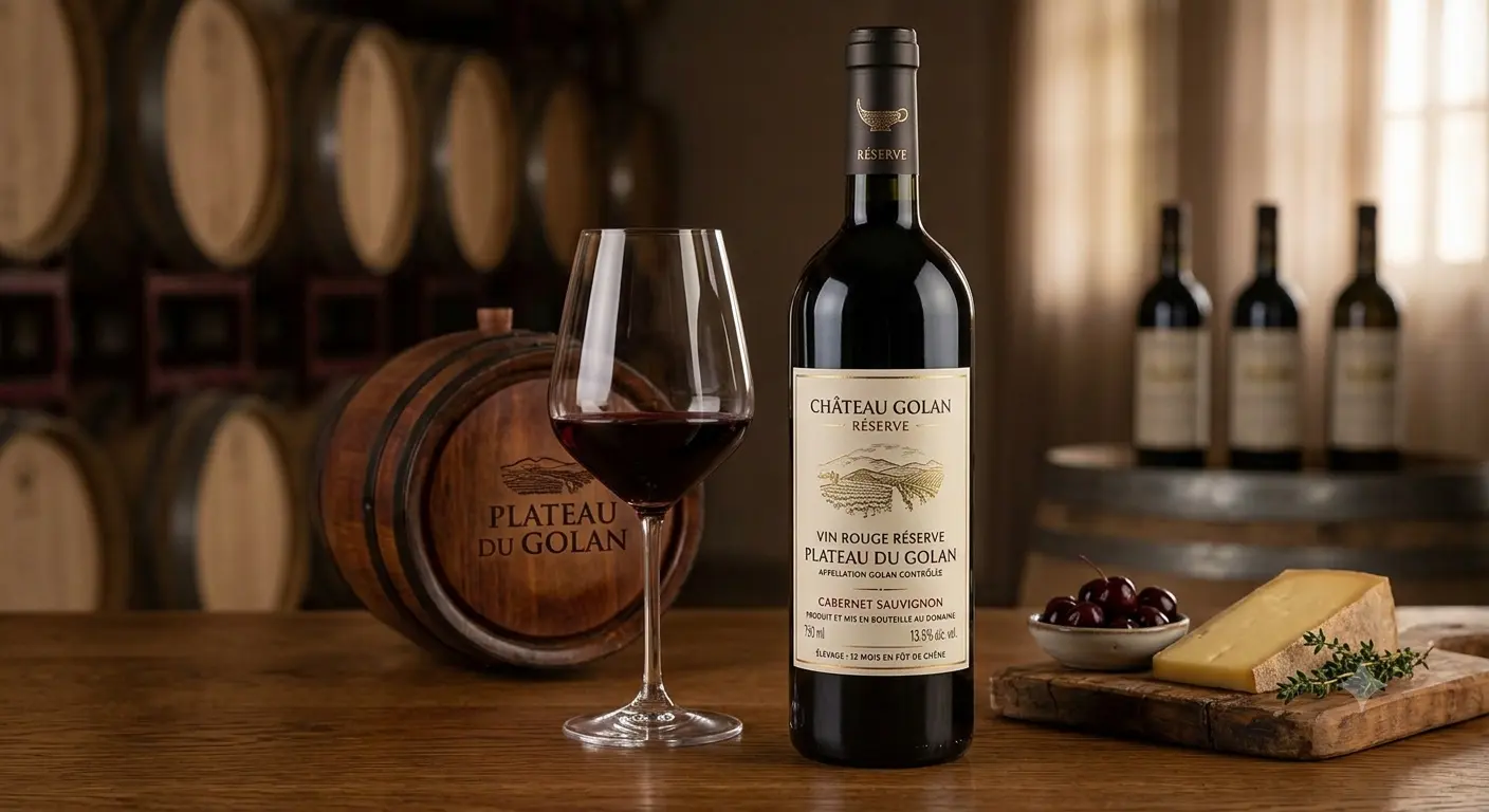 Vin Rouge Réserve – Plateau du Golan